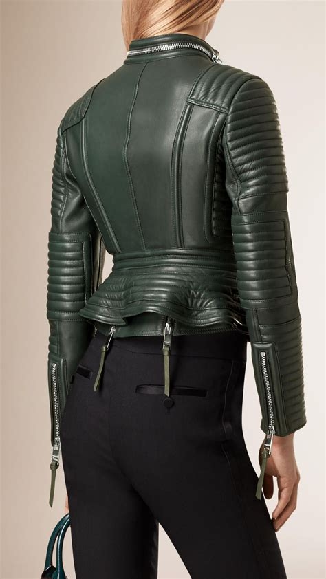 veste en cuir burberry